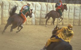 The Palio Race in Siena